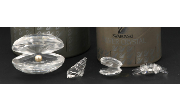 SWAROVSKI - Thème MER - Lot de 4 sujets 