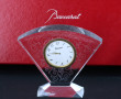 BACCARAT - Pendulette en cristal transp