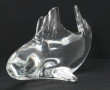 DAUM - Poisson en cristal marqué à la ba