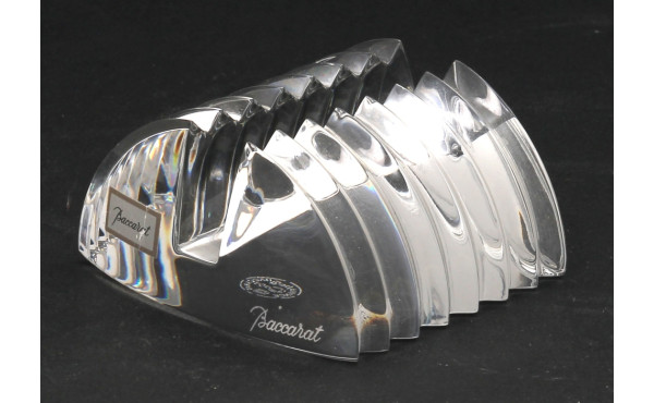 BACCARAT - Porte-courrier en cristal 6 