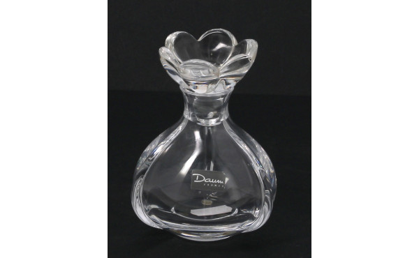 DAUM - Flacon en cristal transparent bou