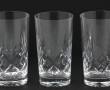 6 verres à orangeade en cristal, H 13,5 