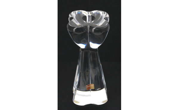 BACCARAT - Bougeoir en cristal quadrilob