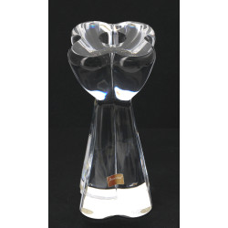 BACCARAT - Bougeoir en cristal quadrilob