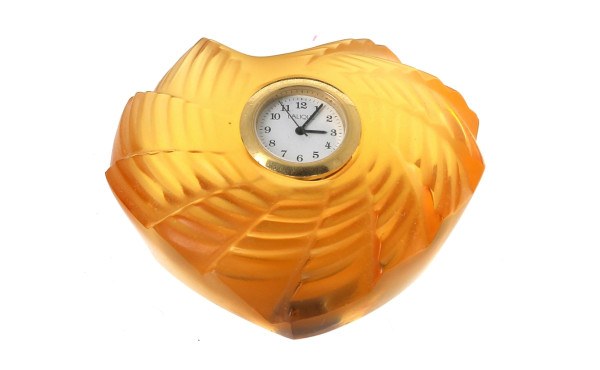 LALIQUE - Pendulette de table en crista