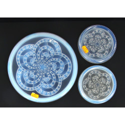 Dessous de plat et paire de dessous de b