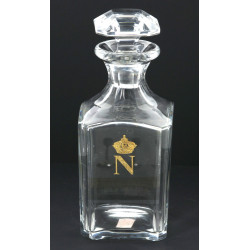 BACCARAT - Carafe en cristal avec boucho