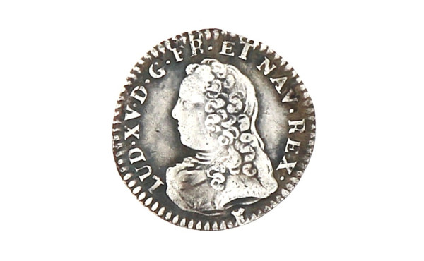 1/20 e d'écu Louis XV aux branches d'oli