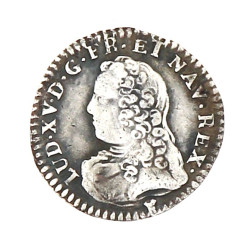 1/20 e d'écu Louis XV aux branches d'oli