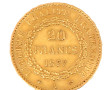 Pièce de 20 F or au Génie "1877" atelier