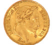 Pièce de 20 F or Napoléon III tête lauré