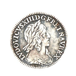 1/12 e d'écu Louis XIII en argent 917e 1
