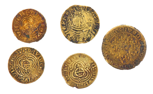 5 jetons de compte ville de Nuremberg en