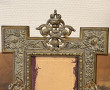 Joli cadre porte-photo XIXe en bronze. H