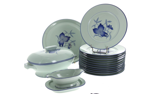 HAVILAND - LIMOGES - Modèle "Shangaï ble