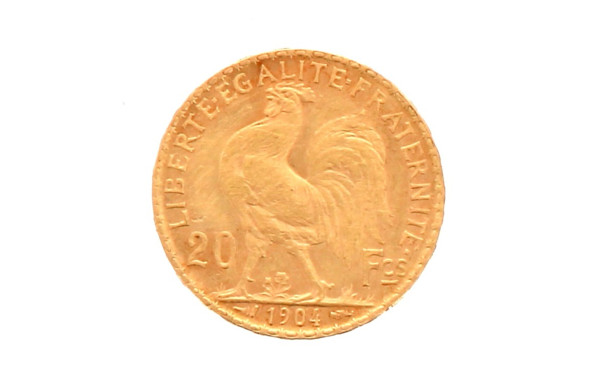 Pièce de 20 F or "1904"