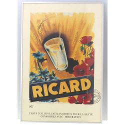 RICARD - affiche nouveau tirage conforme