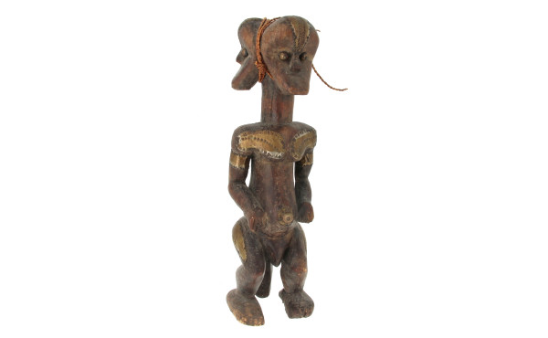 Statuette à trois visages FANG du Gabon,