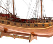 Maquette d'un galion en bois. Dim° socle