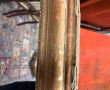 Miroir fin XIXème en bois et stuc doré, 