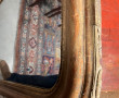 Miroir fin XIXème en bois et stuc doré, 