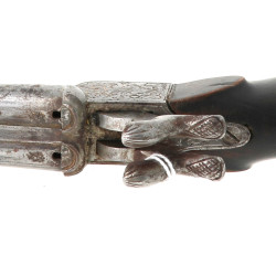 Pistolet à percussion, à canon à bascule