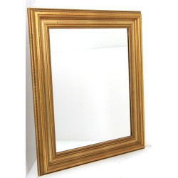 Miroir rectangulaire à encadrement doré,