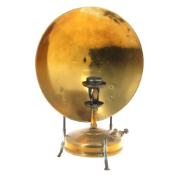 Ancienne lampe à pression avec parabole,
