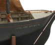 Maquette ancienne de bateau de pêche "ND