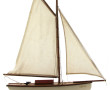 Thème MARINE - Maquette de voilier, coqu