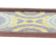 Plateau en bois exotique, marqueterie et