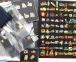 Collection de PIN'S dans trois classeurs