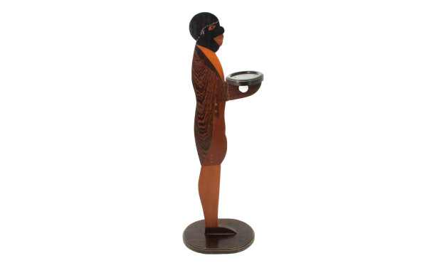 Serviteur en bois précieux (acajou, weng