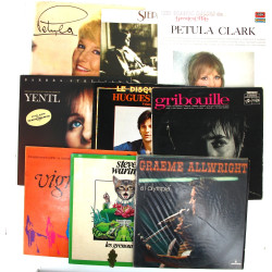 Lot de disques 33 t états d'usage