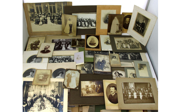 Lot de photos familiales fin XIXe début 
