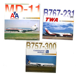 AVIATION - 3 modèles réduits d'avions de