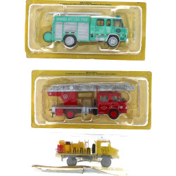3 camions de pompiers états neufs en BO 