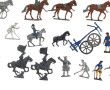 Figurines militaires en plomb coulé,non 