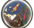 Diorama circulaire avec hélicoptères de 