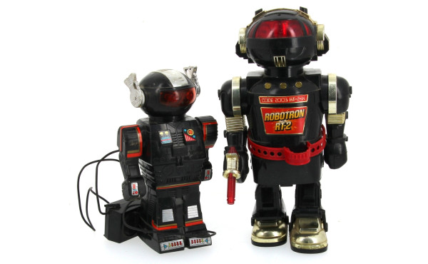 Lot de 2 robots vintages en l'état dont 