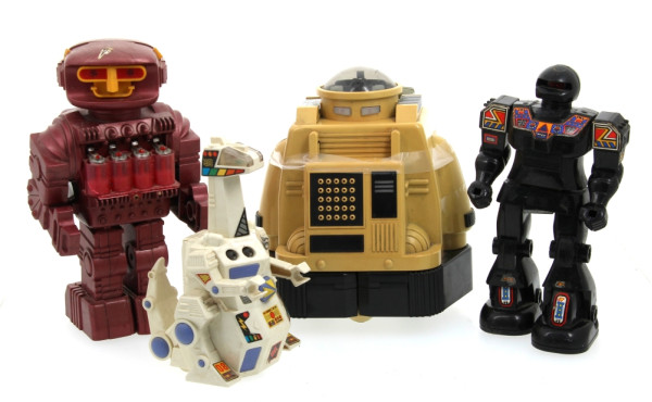 Lot de 4 robots vintages dont Compurobot