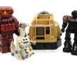 Lot de 4 robots vintages dont Compurobot