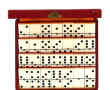 Jeu de dominos en écrin