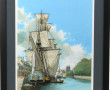 PELLERIN (Xxème) "Vue de Quimper", sérig