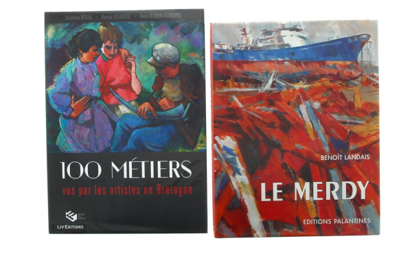 PEINTURE BRETAGNE - Lot de 2 ouvrages : 
