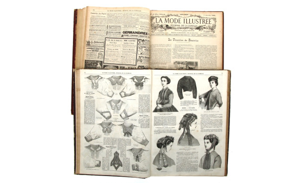 LA MODE ILLUSTREE 1867 et 1896 - 2 volum