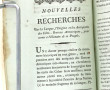 "Nouvelles recherches sur la langue, l'o