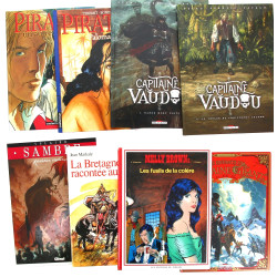 Lot de 10 BD rigides divers