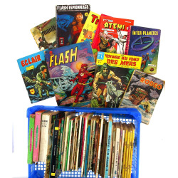 Caisse de BD petits formats souples vint