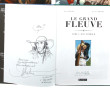 Lot de BD rigides dédicacées avec dessin